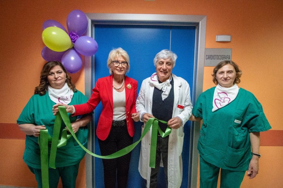 &quot;Aspettando te&quot;, ecco la nuova sala di monitoraggio fetale donata dalla Fondazione Cannillo