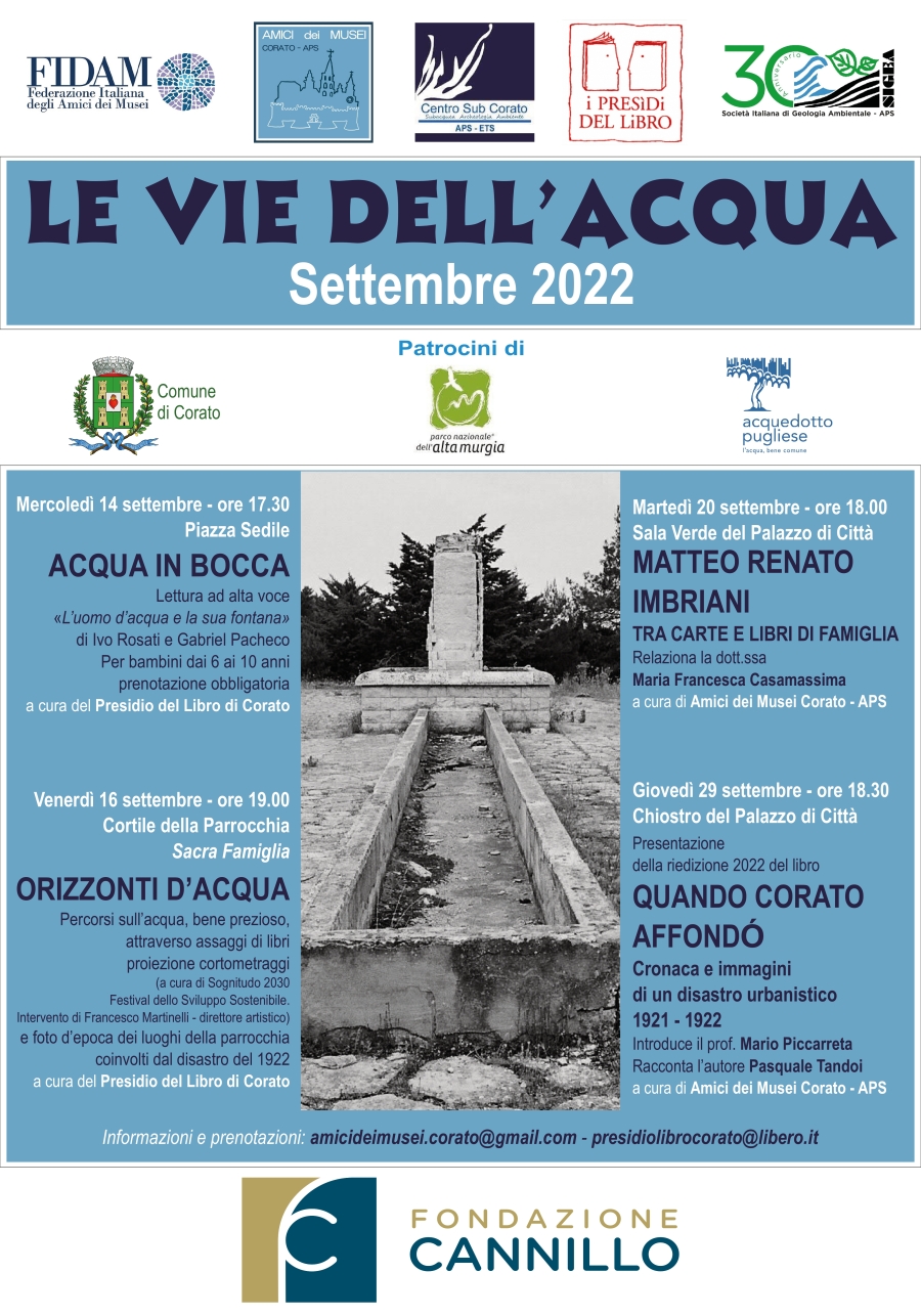"LE VIE DELL'ACQUA" - IL RAPPORTO DELLA CITTA' CON L'ACQUA