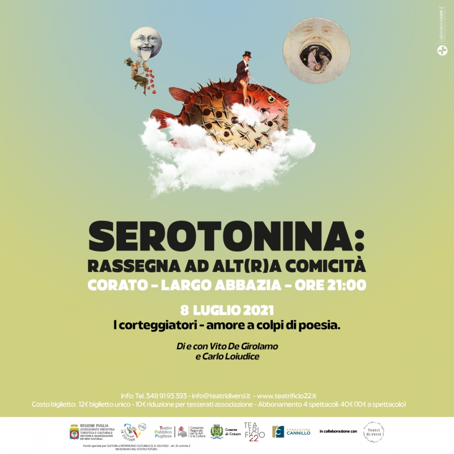PROSEGUE LA RASSEGNA "SEROTONINA" CON ALTRI DUE SPETTACOLI TEATRALI