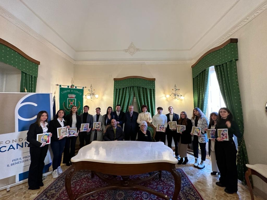 QUINTA EDIZIONE BORSA DI STUDIO “MIMMO DIAFERIA”: PREMIATI I VINCITORI DALLA FONDAZIONE CANNILLO