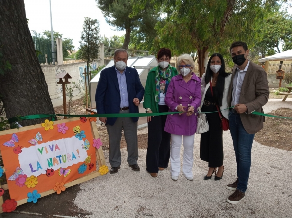 La Fondazione Cannillo taglia il nastro durante l&#039;evento di inaugurazione dell&#039;Aula Natura